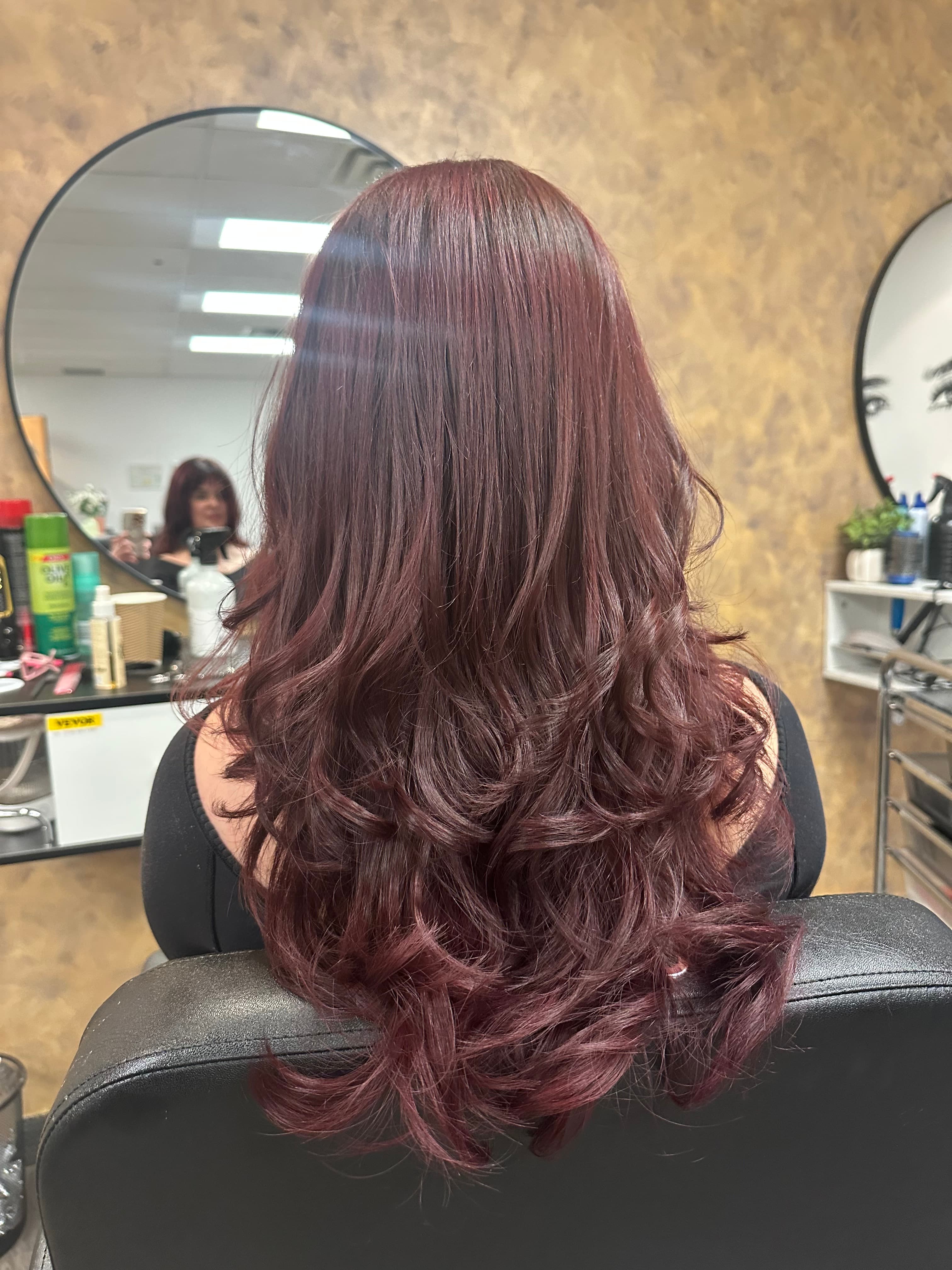 Rich Burgundy Transformation