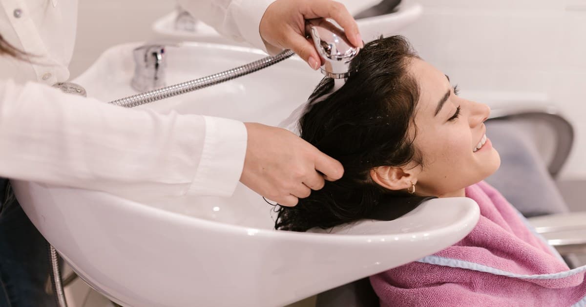 Japanese head spa treatment at Mosaic Hair Salon and Medical Spa