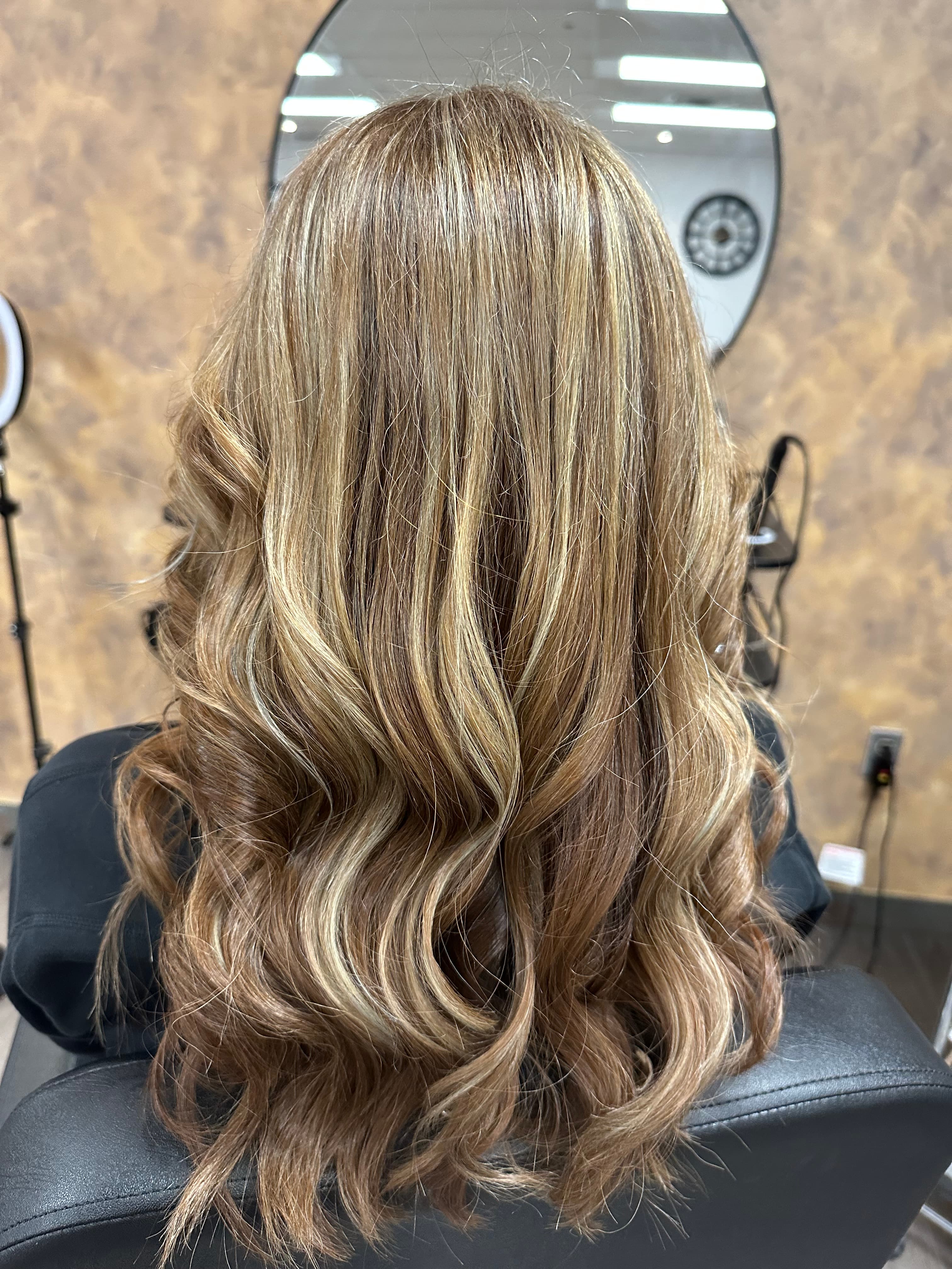 After Bright Blonde Balayage